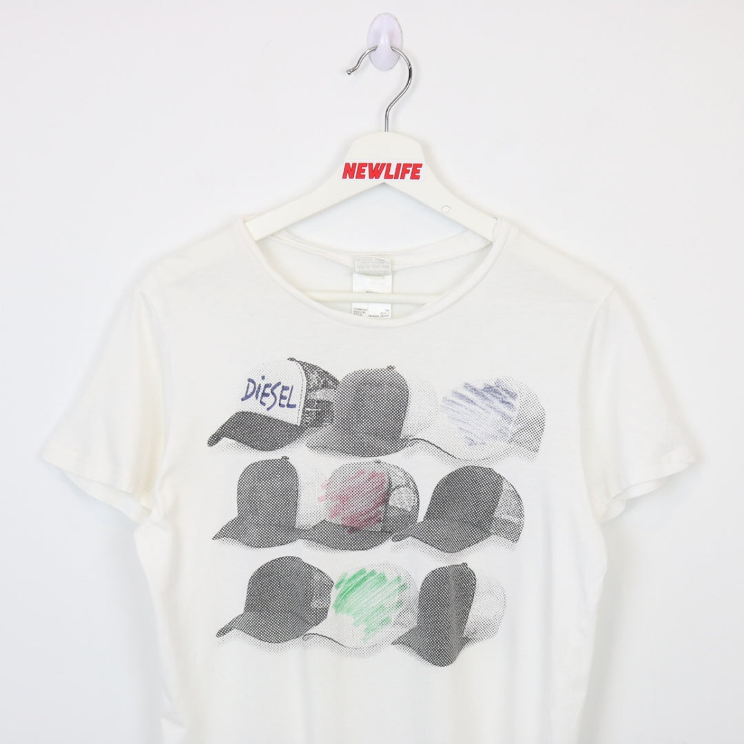 Y2K Diesel Hat Tee - S/M-NEWLIFE Clothing