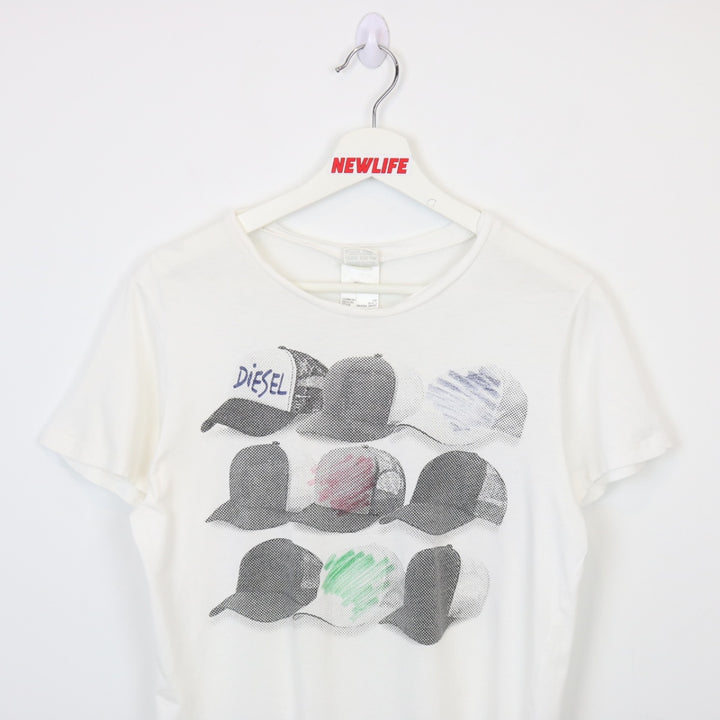 Y2K Diesel Hat Tee - S/M-NEWLIFE Clothing