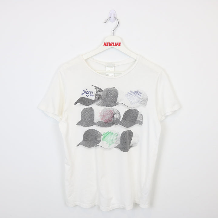 Y2K Diesel Hat Tee - S/M-NEWLIFE Clothing