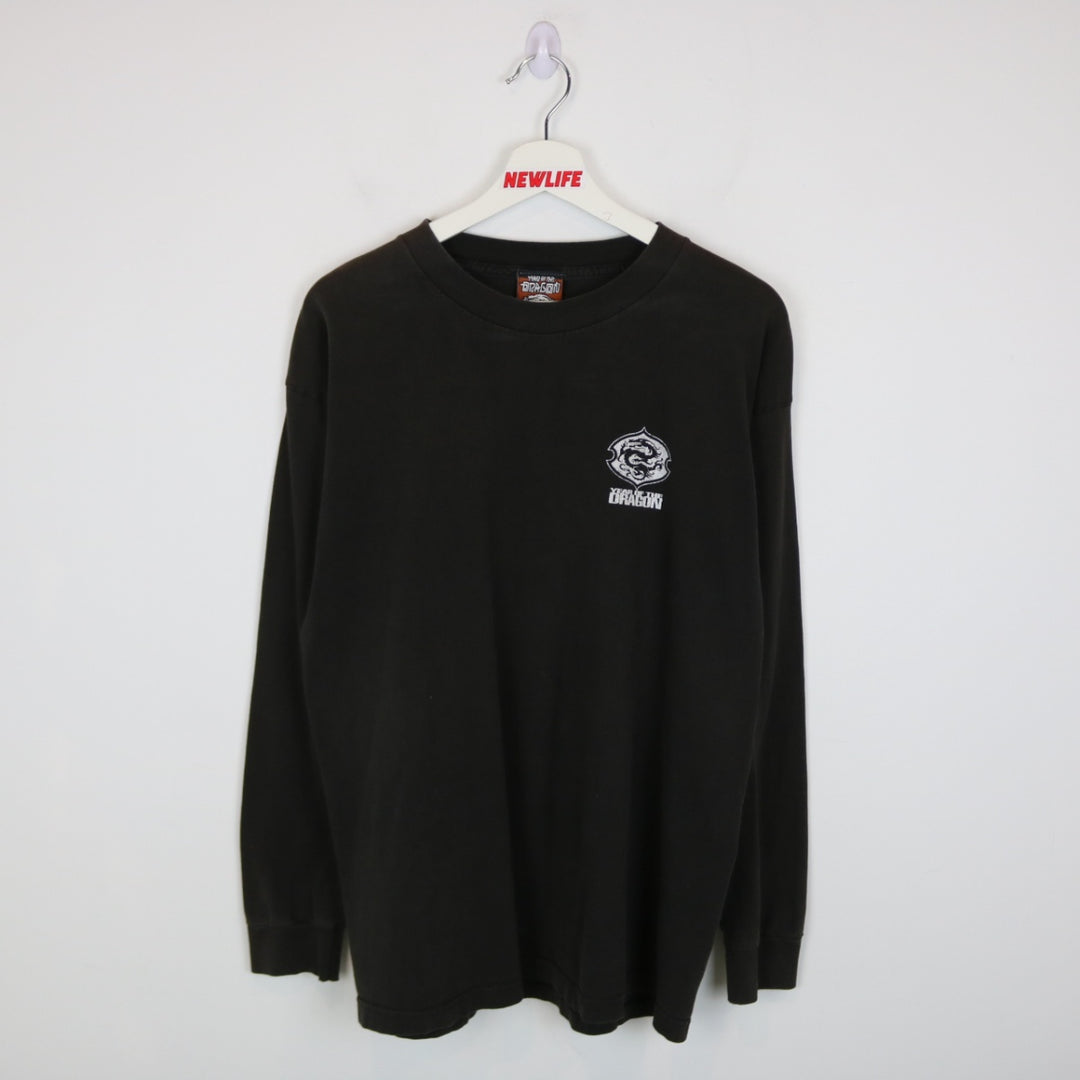 Vintage 90's Year of the Dragon Long Sleeve Tee - L-NEWLIFE Clothing