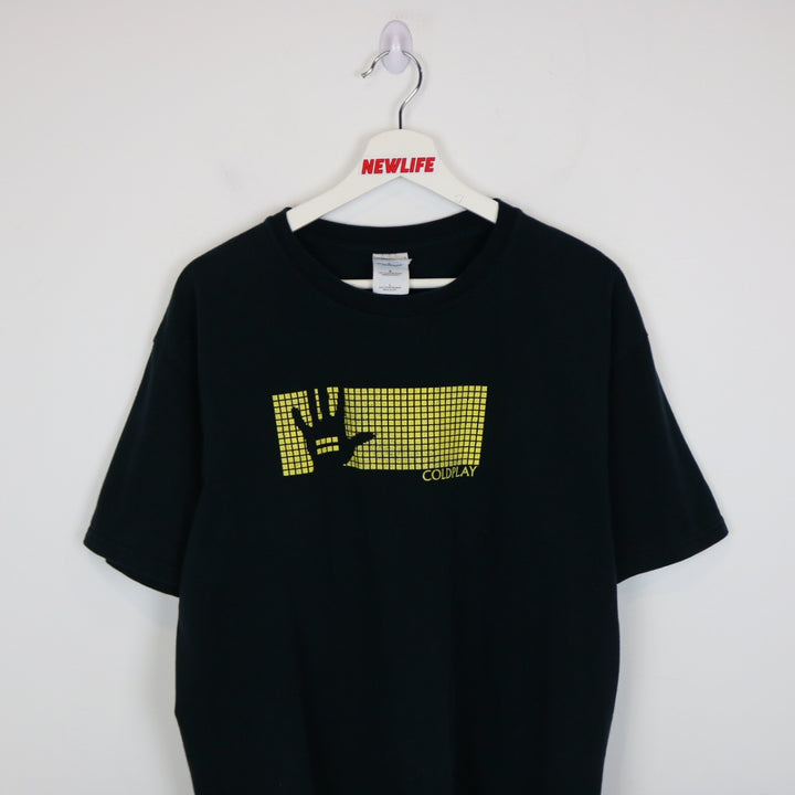 Vintage 2006 Coldplay Twisted Logic Tour Tee - L-NEWLIFE Clothing