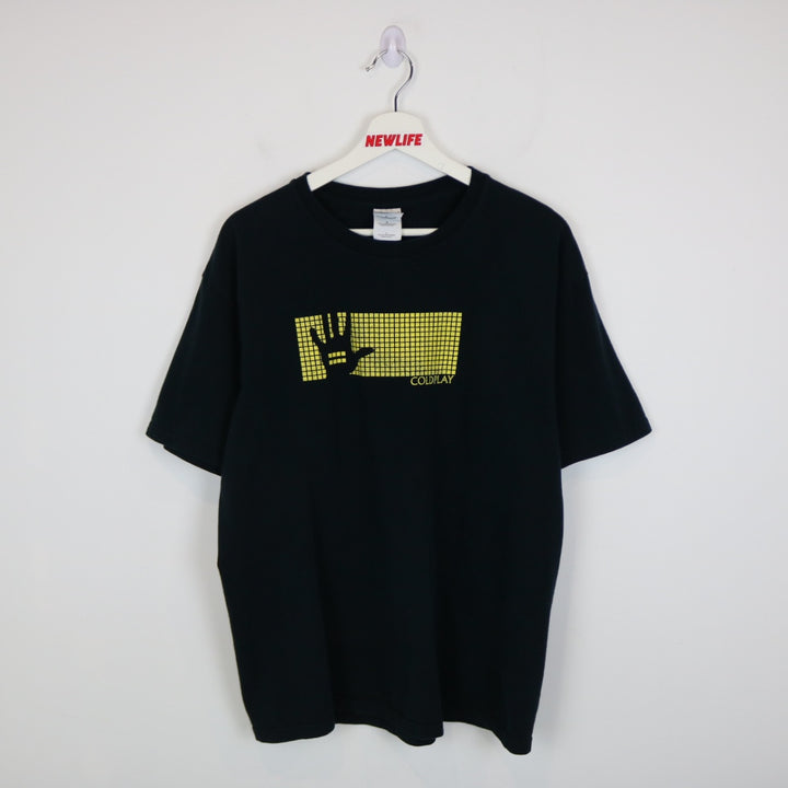 Vintage 2006 Coldplay Twisted Logic Tour Tee - L-NEWLIFE Clothing