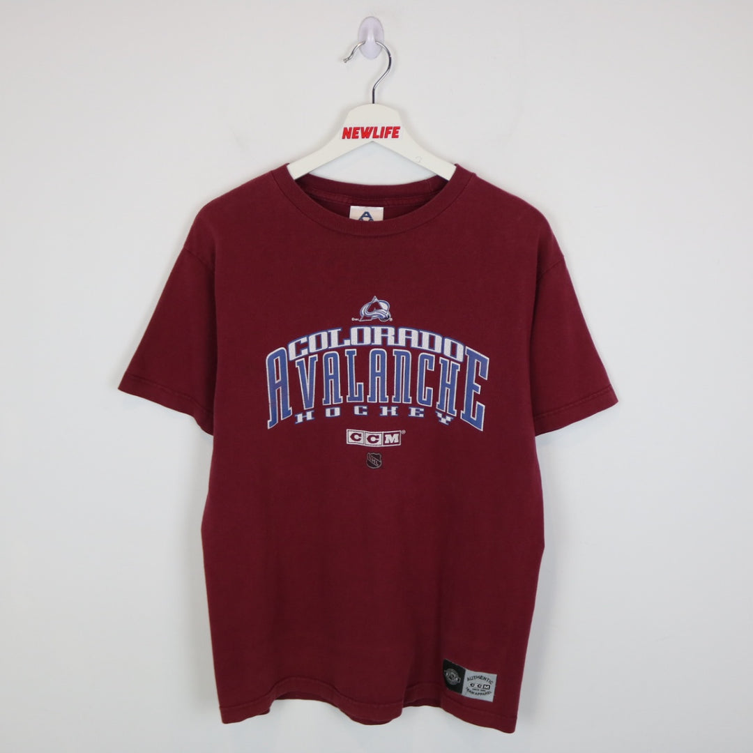 Vintage 90's Colorado Avalanche NHL Tee - M-NEWLIFE Clothing