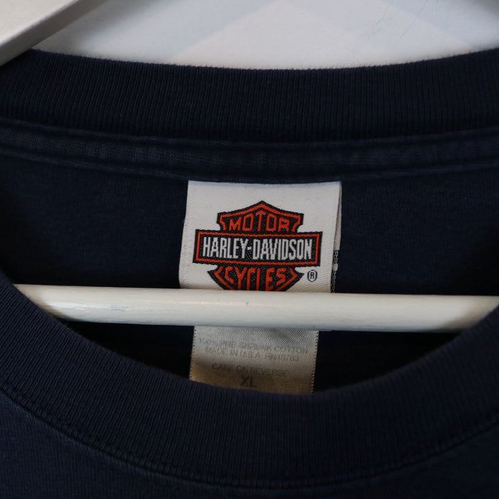 Vintage 00's Harley Davidson Lethbridge Alberta Long Sleeve Tee - XL-NEWLIFE Clothing