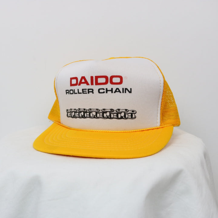 Vintage 80's Daido Roller Chain Trucker Hat - OS-NEWLIFE Clothing