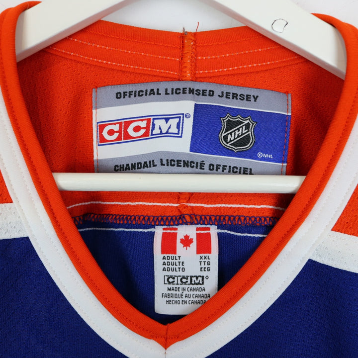 Vintage 90's Edmonton Oilers NHL CCM Jersey - XXL-NEWLIFE Clothing