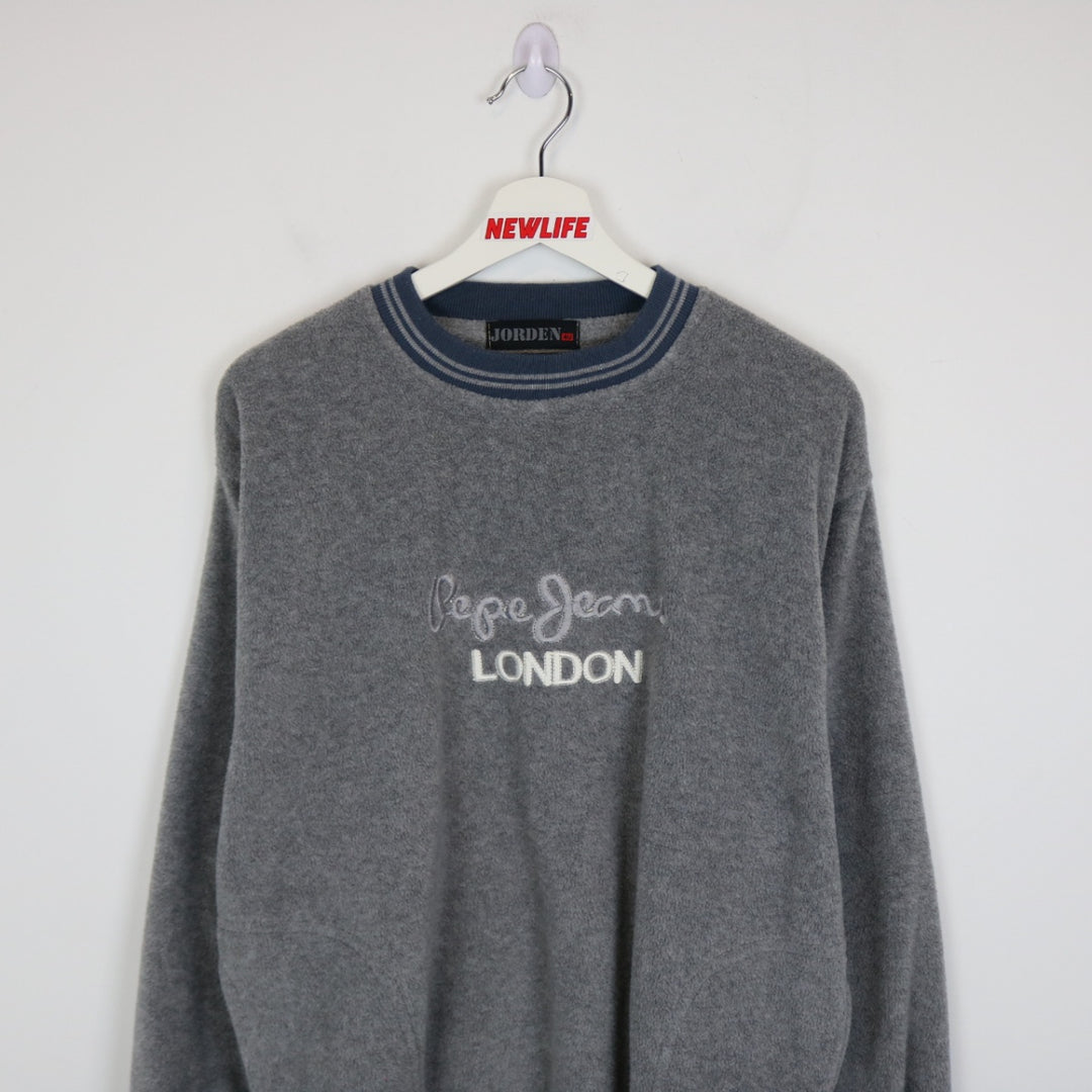 Vintage 90's Pepe Jeans London Fleece Sweater - M-NEWLIFE Clothing