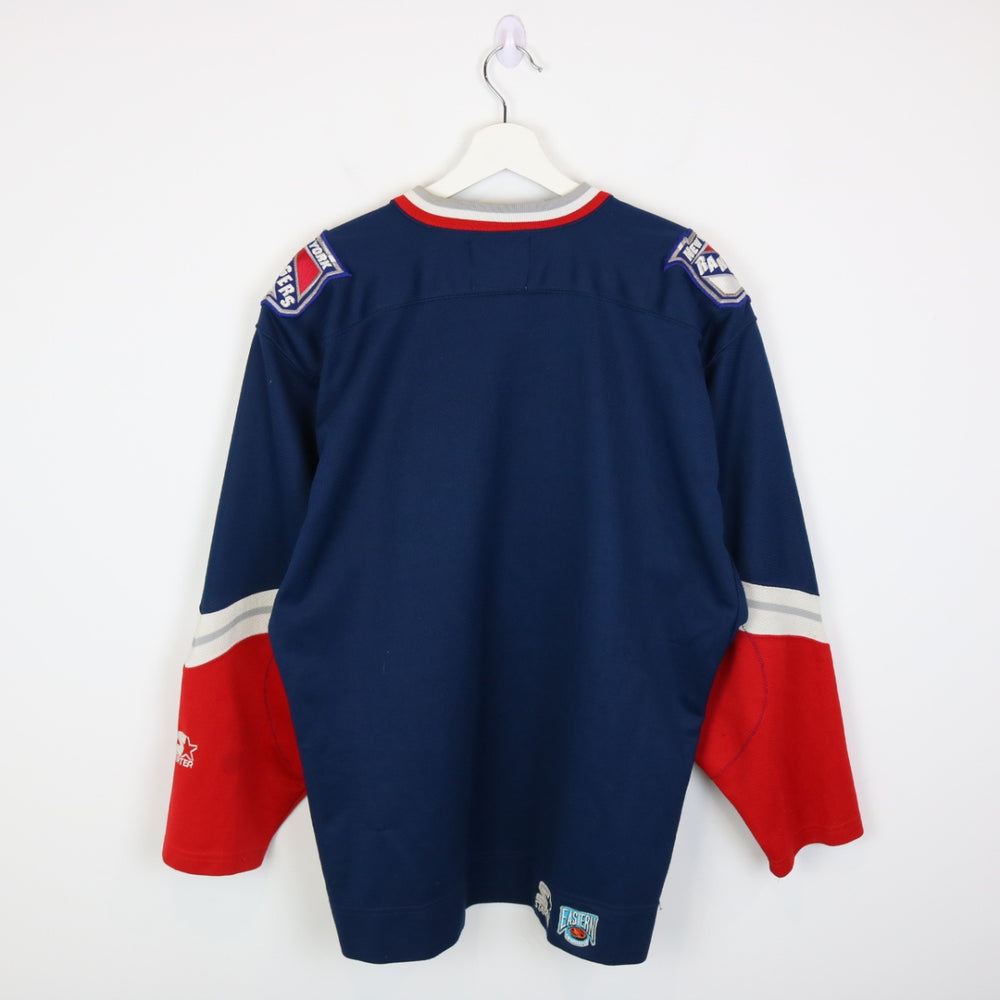 Vintage 90's New York Rangers Statue of Liberty NHL Jersey - M-NEWLIFE Clothing