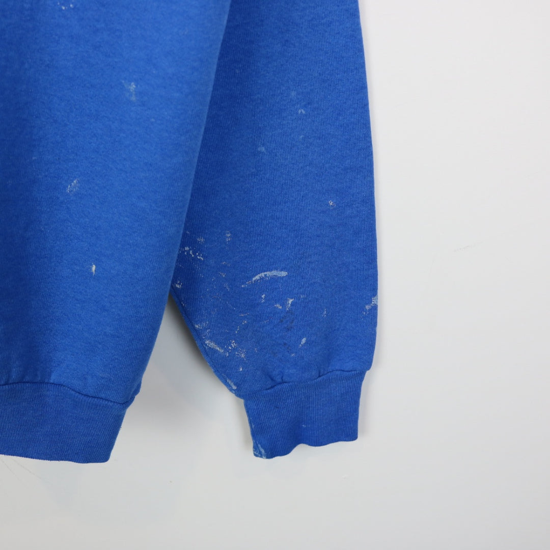 Vintage 90's Bubbles Car Wash Paint Splattered Crewneck - L-NEWLIFE Clothing