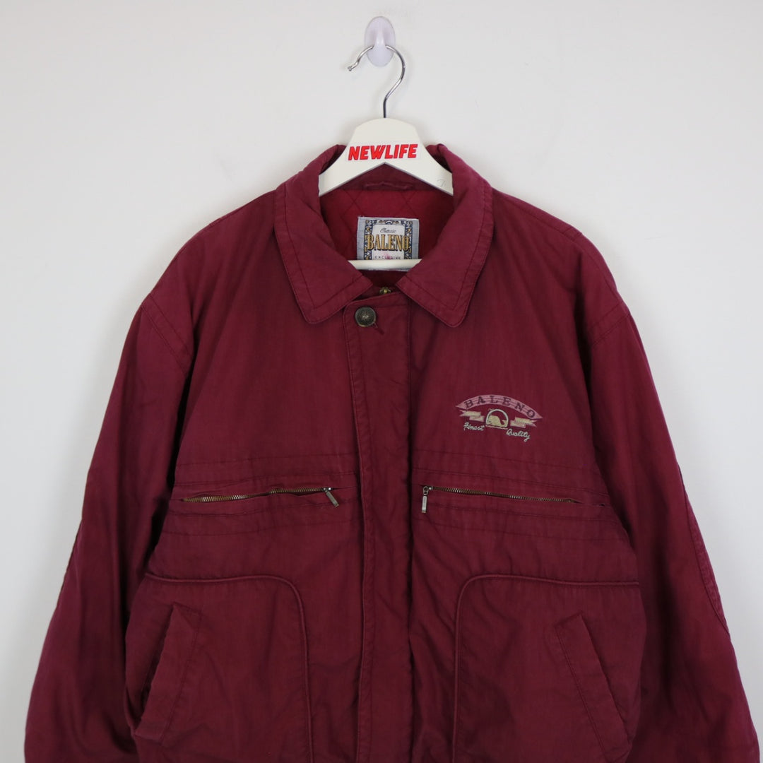 Vintage 80's Baleno Quilt Lined Jacket - L-NEWLIFE Clothing