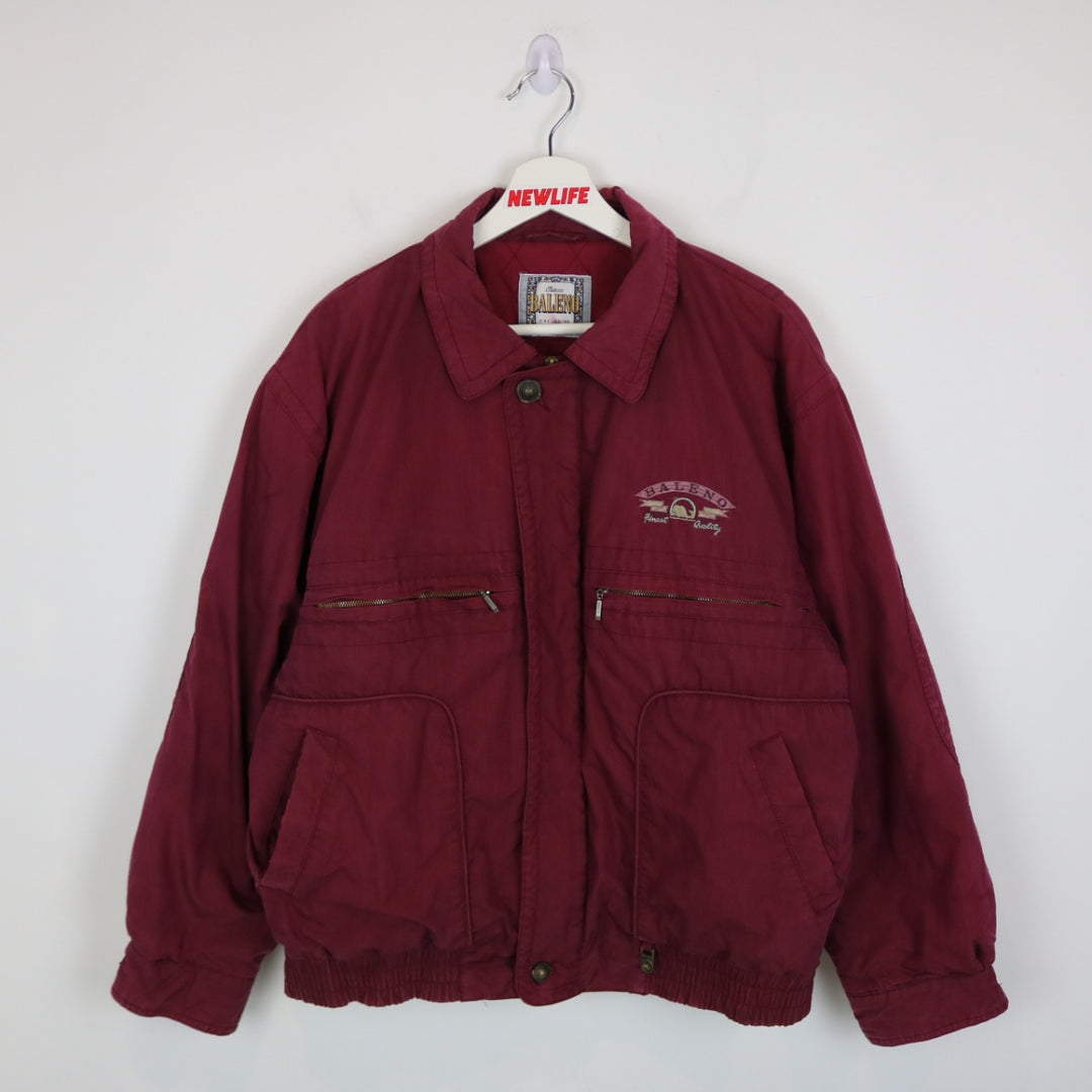 Vintage 80's Baleno Quilt Lined Jacket - L-NEWLIFE Clothing