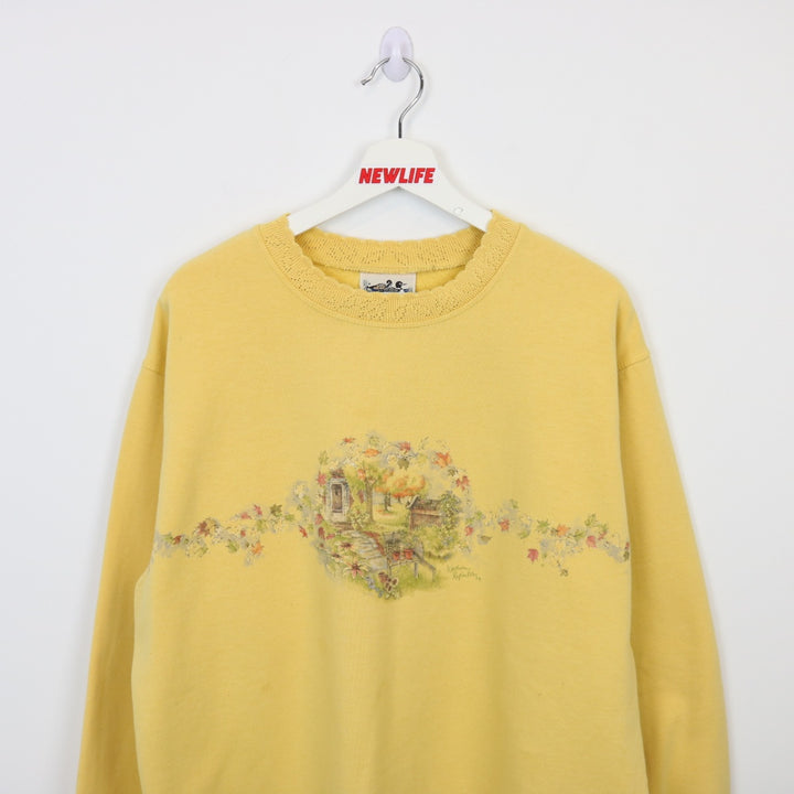 Vintage 90's Backyard Nature Crewneck - M/L-NEWLIFE Clothing