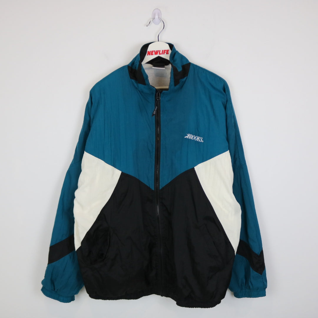 Vintage 90's Brooks Windbreaker Jacket - L-NEWLIFE Clothing