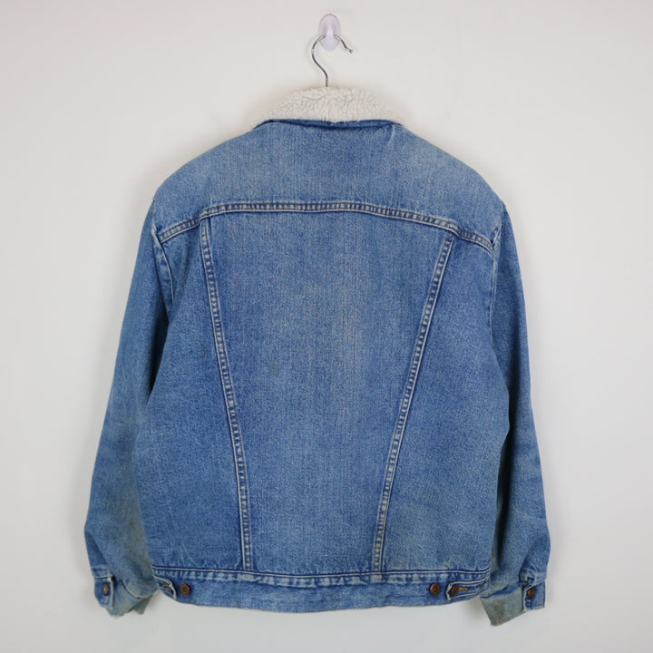 Vintage 80's Wrangler Sherpa Lined Denim Jacket - M/L-NEWLIFE Clothing