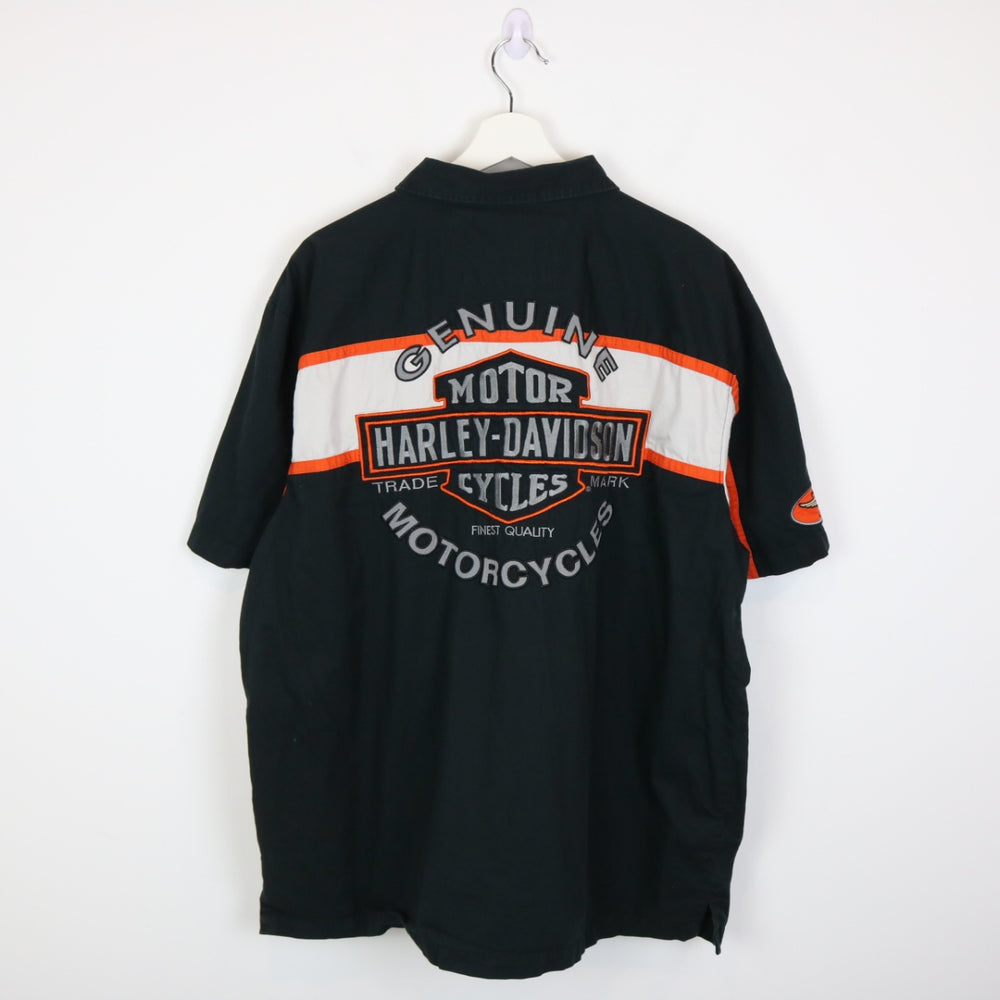 Vintage Harley Davidson Short Sleeve Button Up - XL-NEWLIFE Clothing