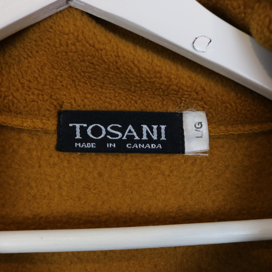 Vintage 90's Tosani Quarter Zip Fleece Sweater - XL-NEWLIFE Clothing