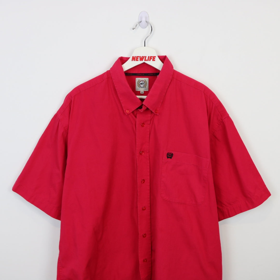 Vintage 90's Cinch Short Sleeve Button Up - XL-NEWLIFE Clothing