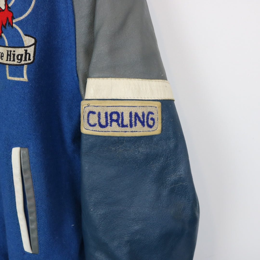 Vintage 1987 Paul Rowe Highschool Varsity Jacket - M-NEWLIFE Clothing