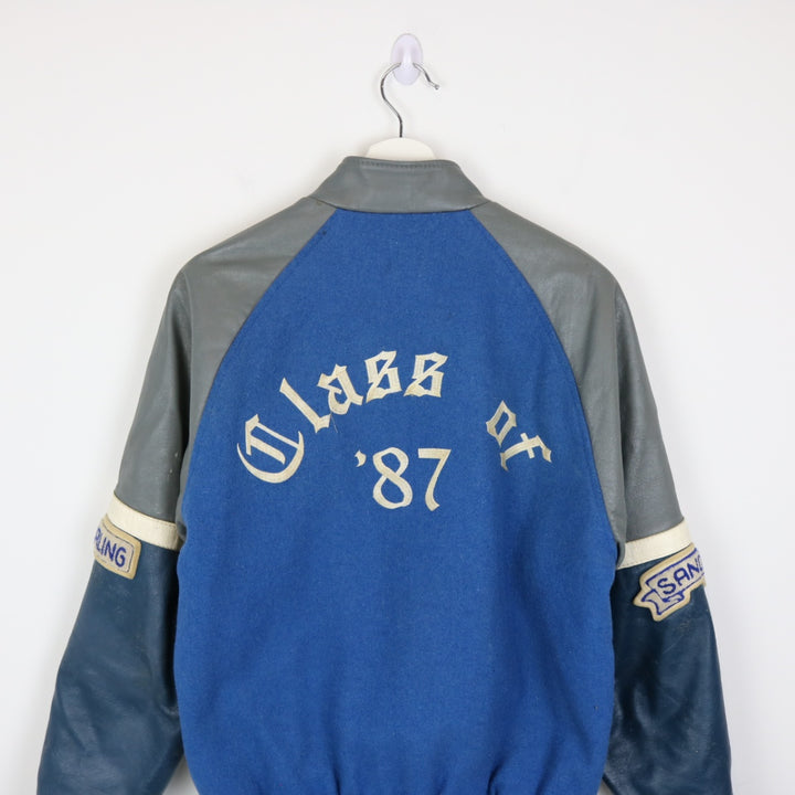 Vintage 1987 Paul Rowe Highschool Varsity Jacket - M-NEWLIFE Clothing