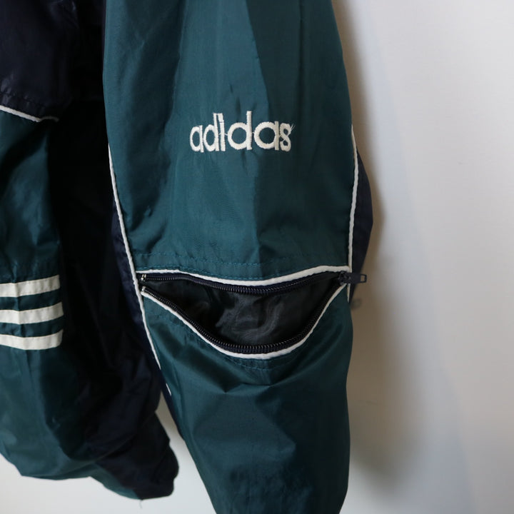 Vintage 90's Bootleg Adidas Reversible Puffer Jacket - M/L-NEWLIFE Clothing