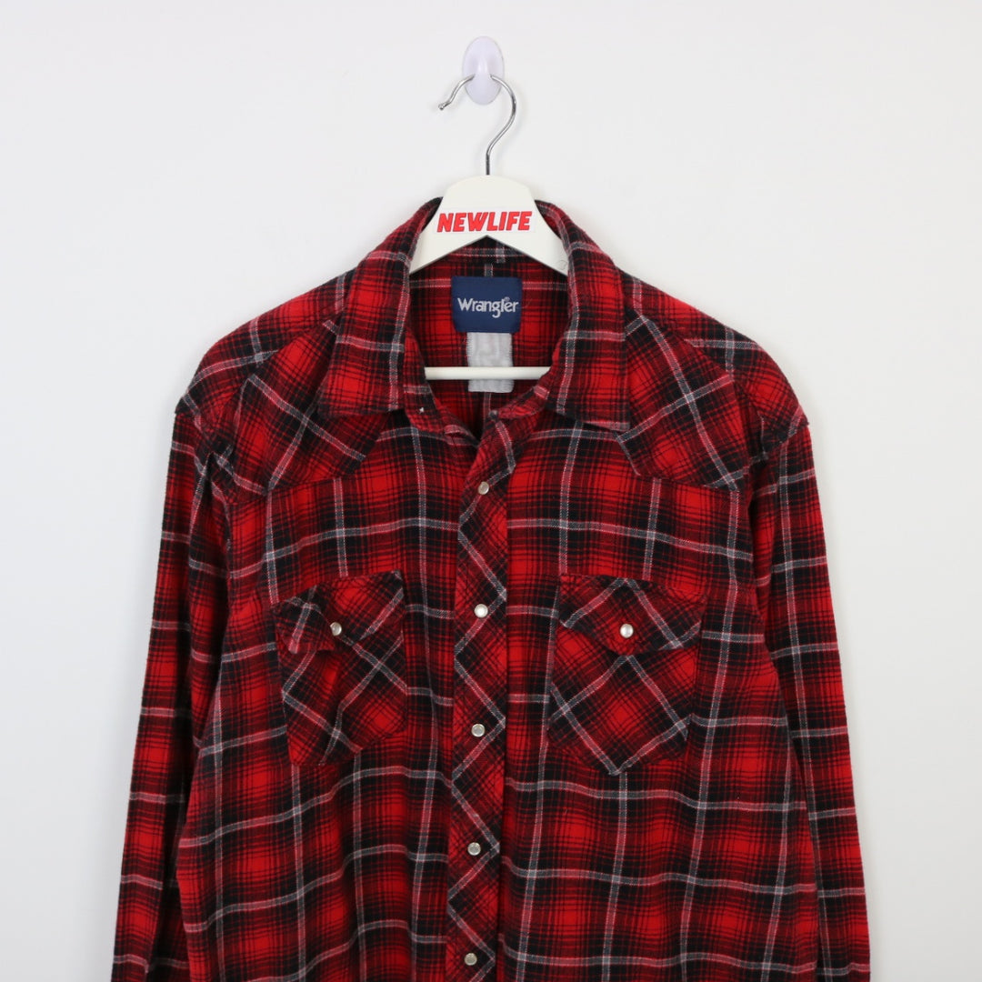 Vintage 00's Wrangler Plaid Western Button Up - M/L-NEWLIFE Clothing