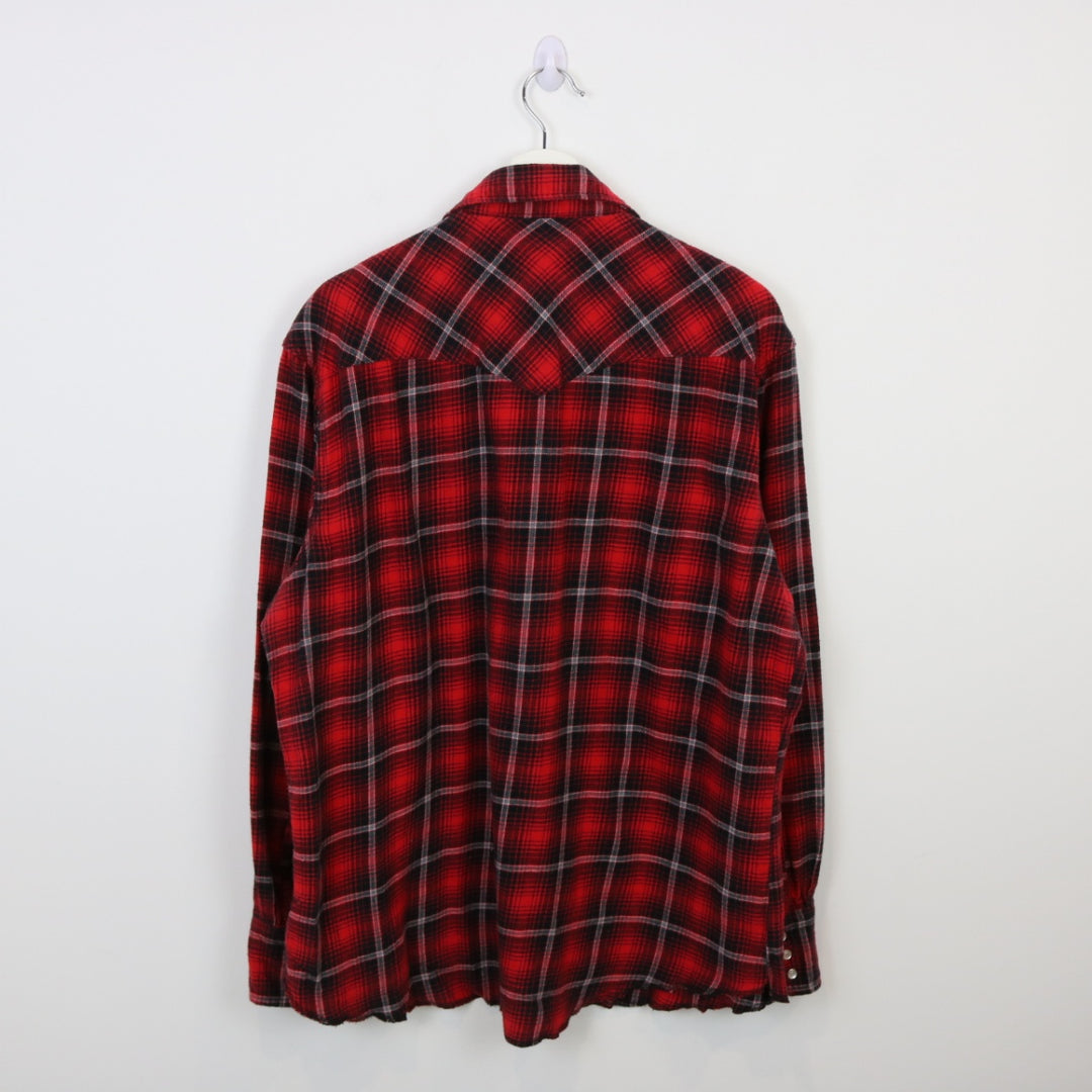 Vintage 00's Wrangler Plaid Western Button Up - M/L-NEWLIFE Clothing