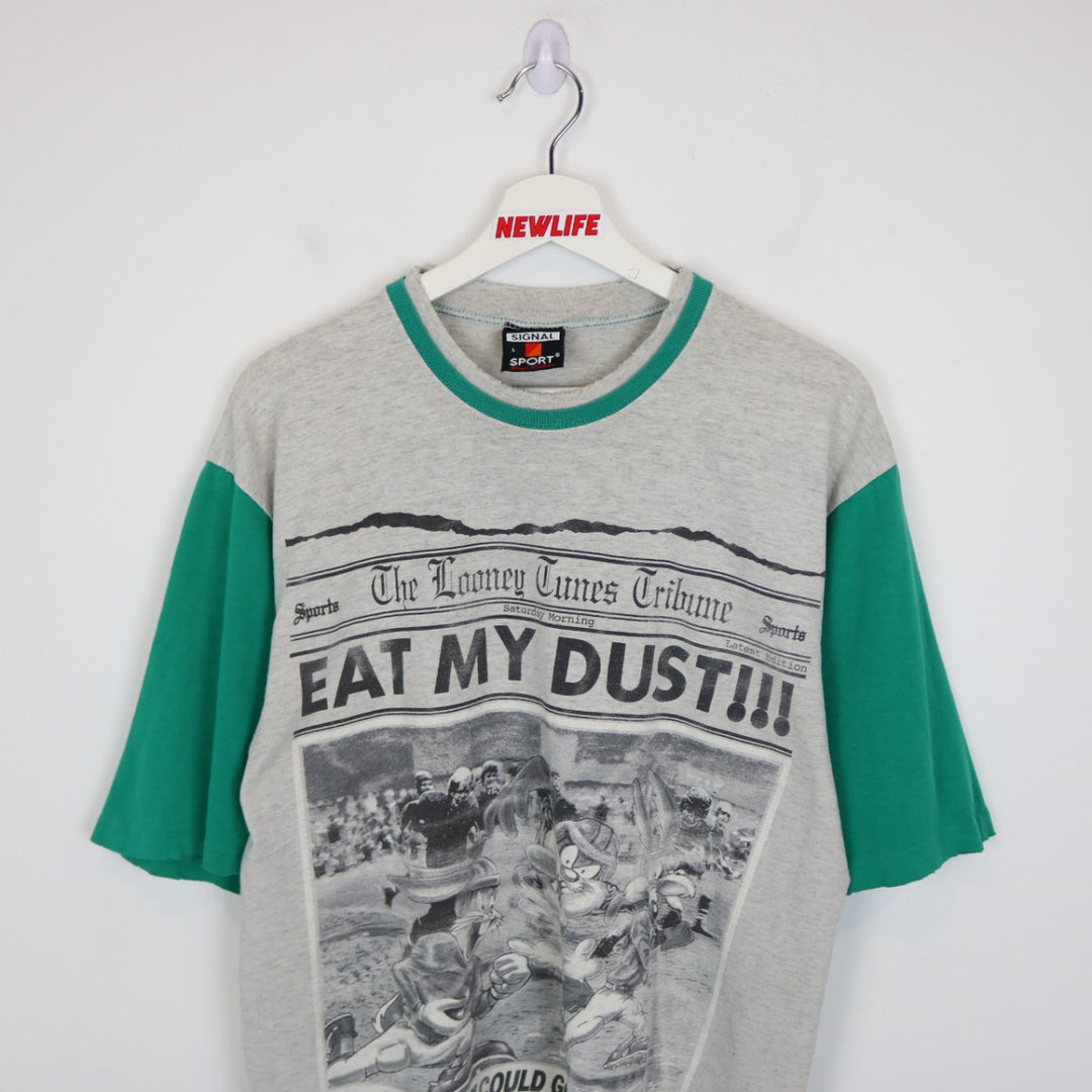 Vintage 1995 Eat My Dust Looney Tunes Tee - M-NEWLIFE Clothing