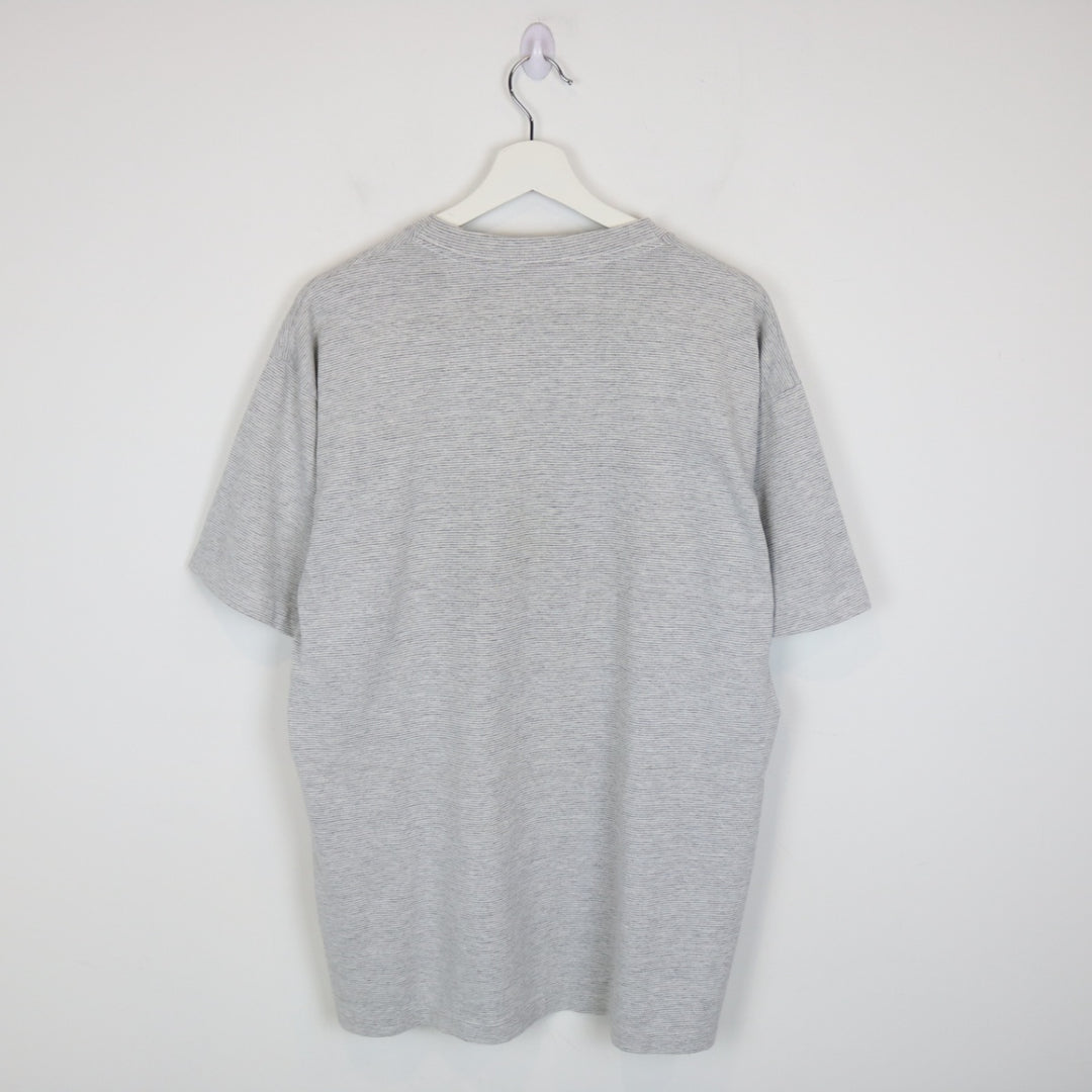 VIntage 90's Ottawa Canada Striped Tee - L-NEWLIFE Clothing