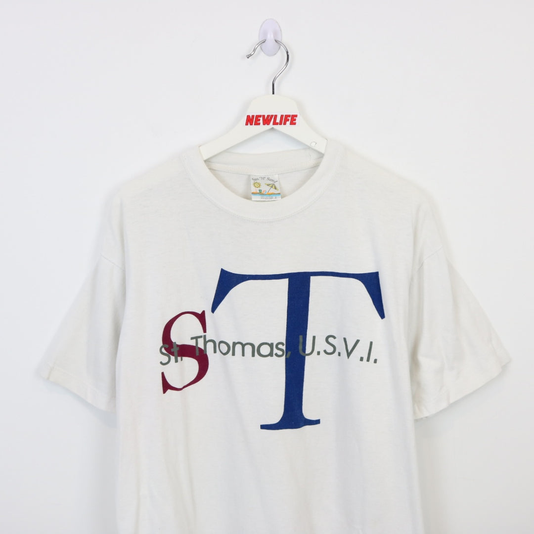 Vintage 90's St. Thomas Tee - L-NEWLIFE Clothing