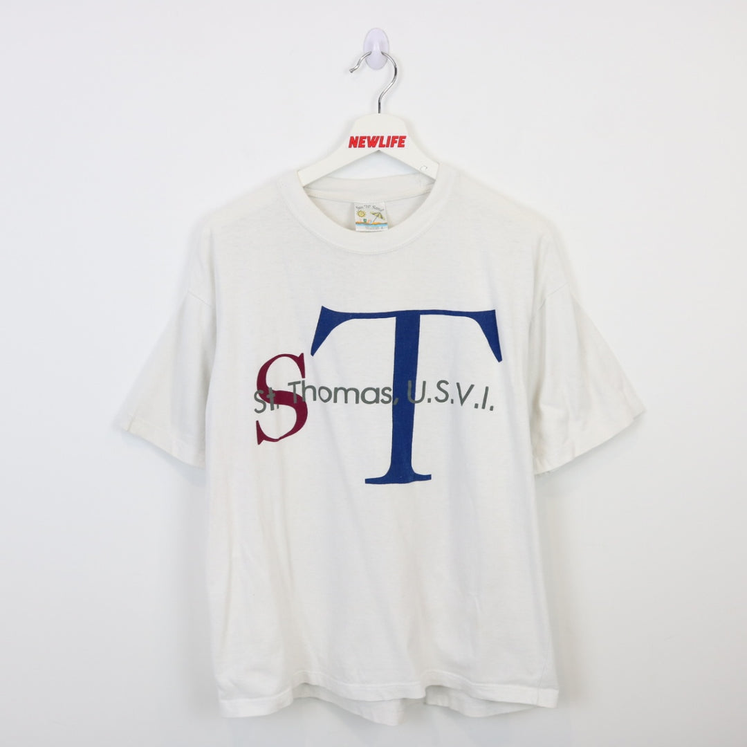 Vintage 90's St. Thomas Tee - L-NEWLIFE Clothing