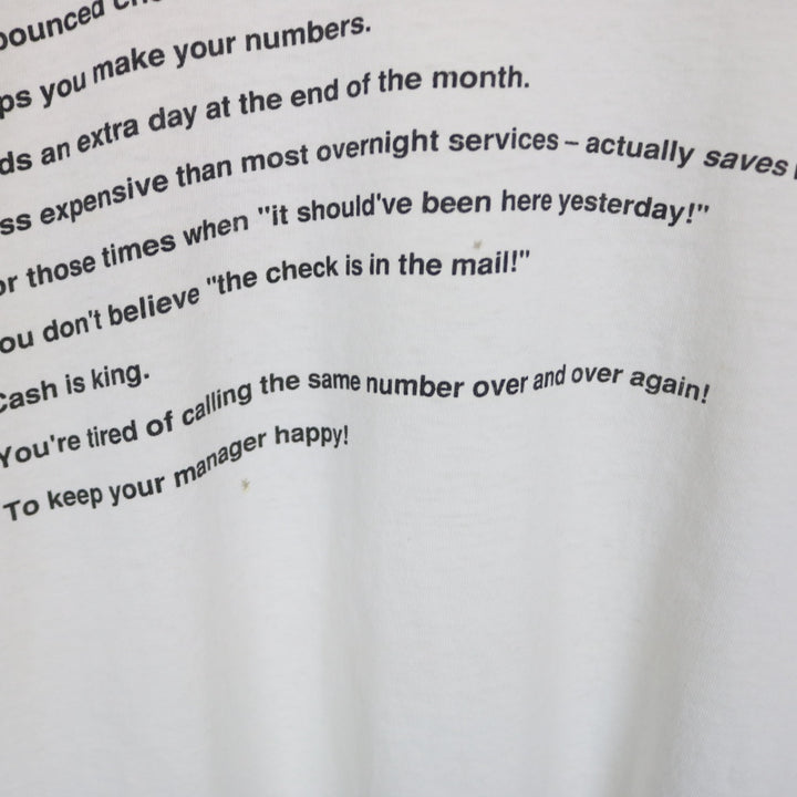 Vintage 90's Western Union Financial Tee - XL-NEWLIFE Clothing