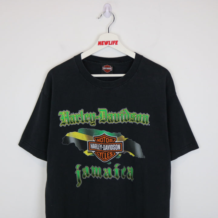 Vintage 00's Harley Davidson Jamaica Tee - L-NEWLIFE Clothing