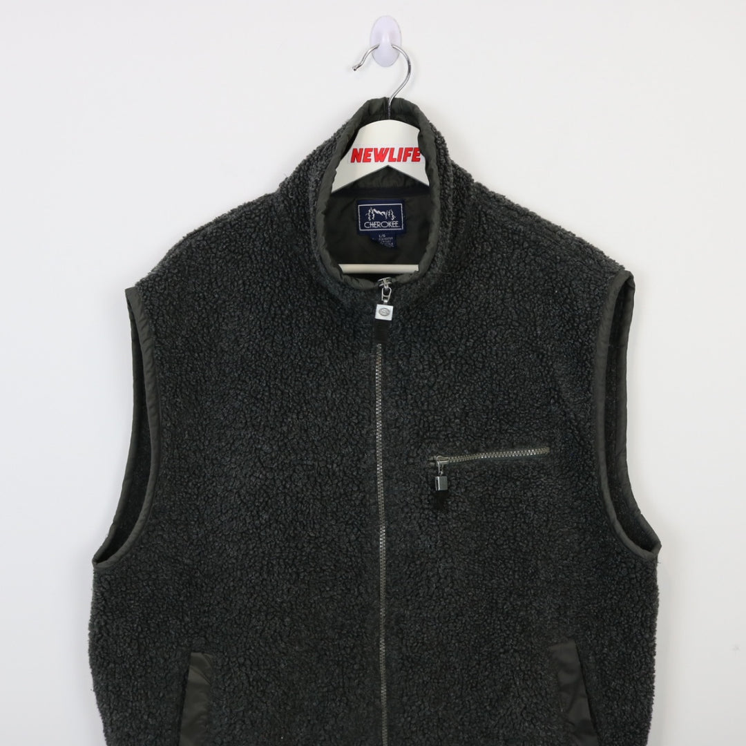 Vintage 90's Cherokee Sherpa Vest - L-NEWLIFE Clothing