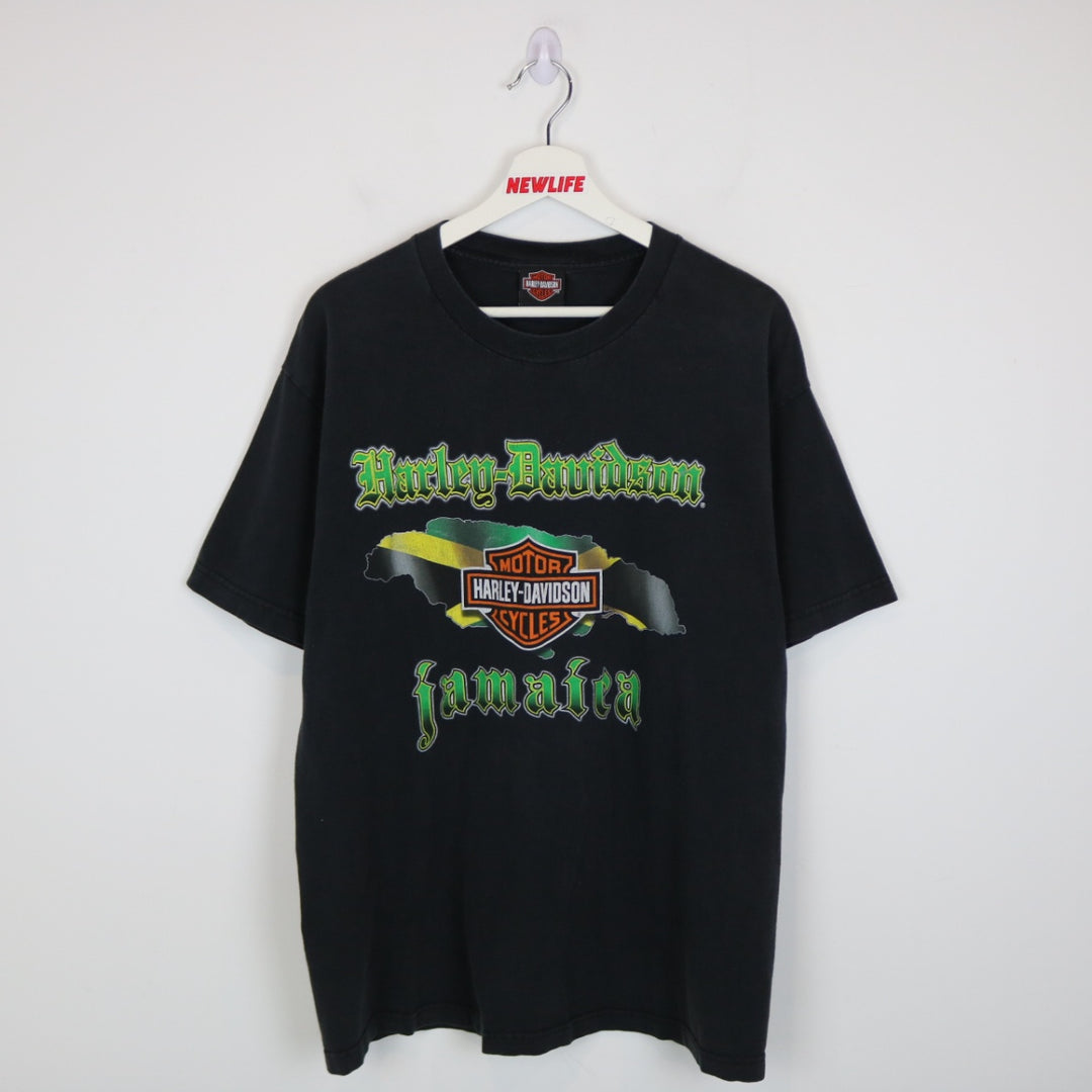 Vintage 00's Harley Davidson Jamaica Tee - L-NEWLIFE Clothing