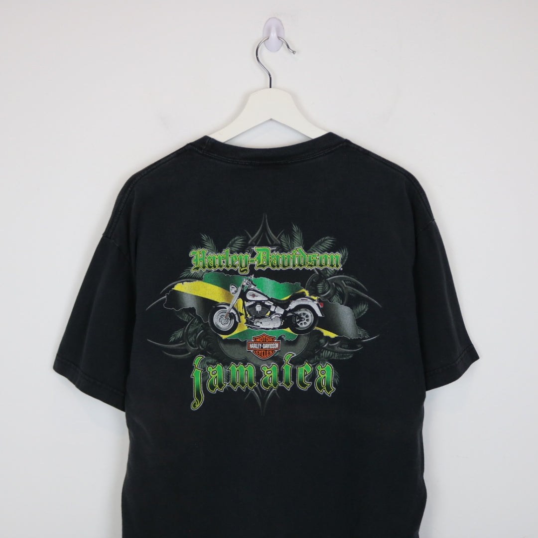 Vintage 00's Harley Davidson Jamaica Tee - L-NEWLIFE Clothing
