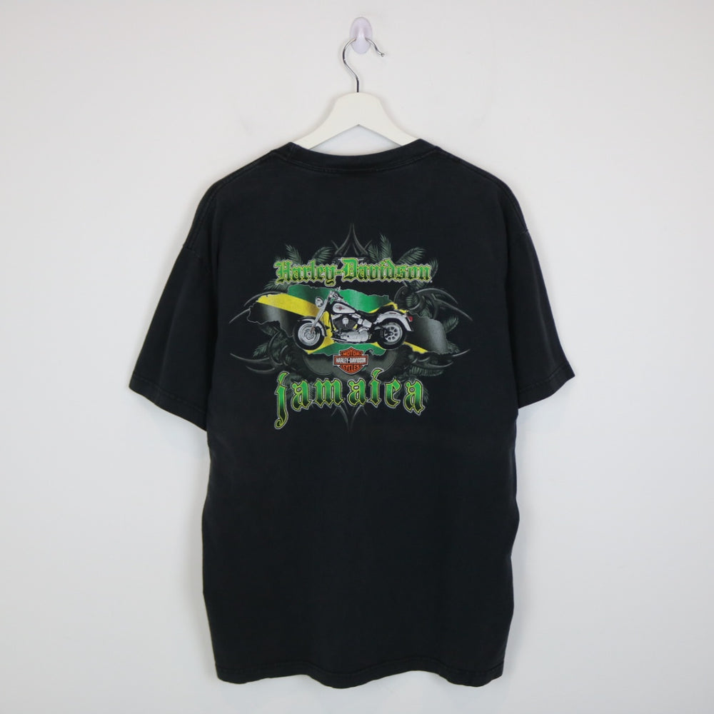 Vintage 00's Harley Davidson Jamaica Tee - L-NEWLIFE Clothing