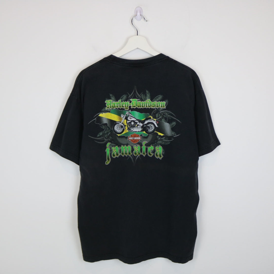 Vintage 00's Harley Davidson Jamaica Tee - L-NEWLIFE Clothing