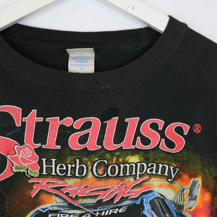 Vintage 00's Janishewski Strauss Racing Tee - XL-NEWLIFE Clothing