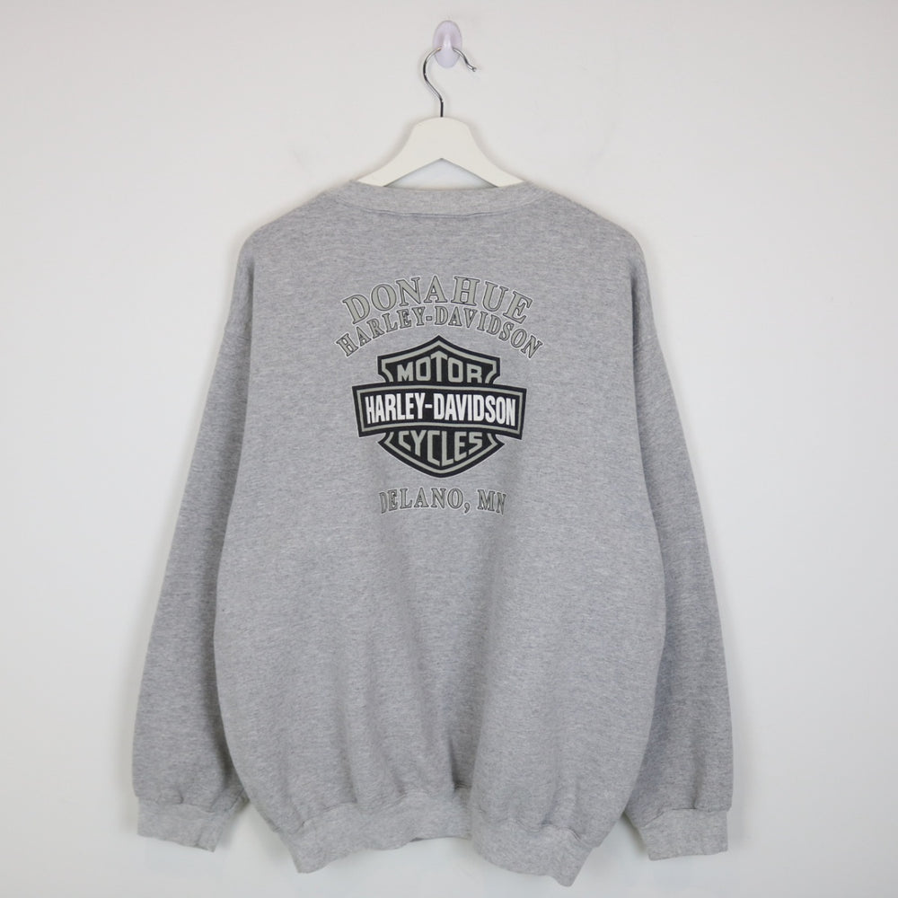 Vintage 2002 Harley Davidson Donahue 100 Years Crewneck - XL-NEWLIFE Clothing