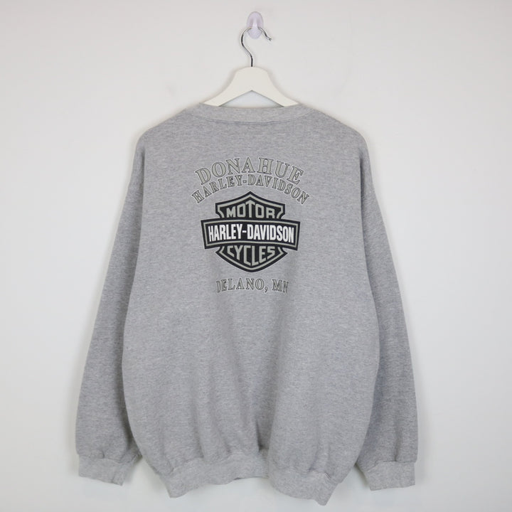 Vintage 2002 Harley Davidson Donahue 100 Years Crewneck - XL-NEWLIFE Clothing