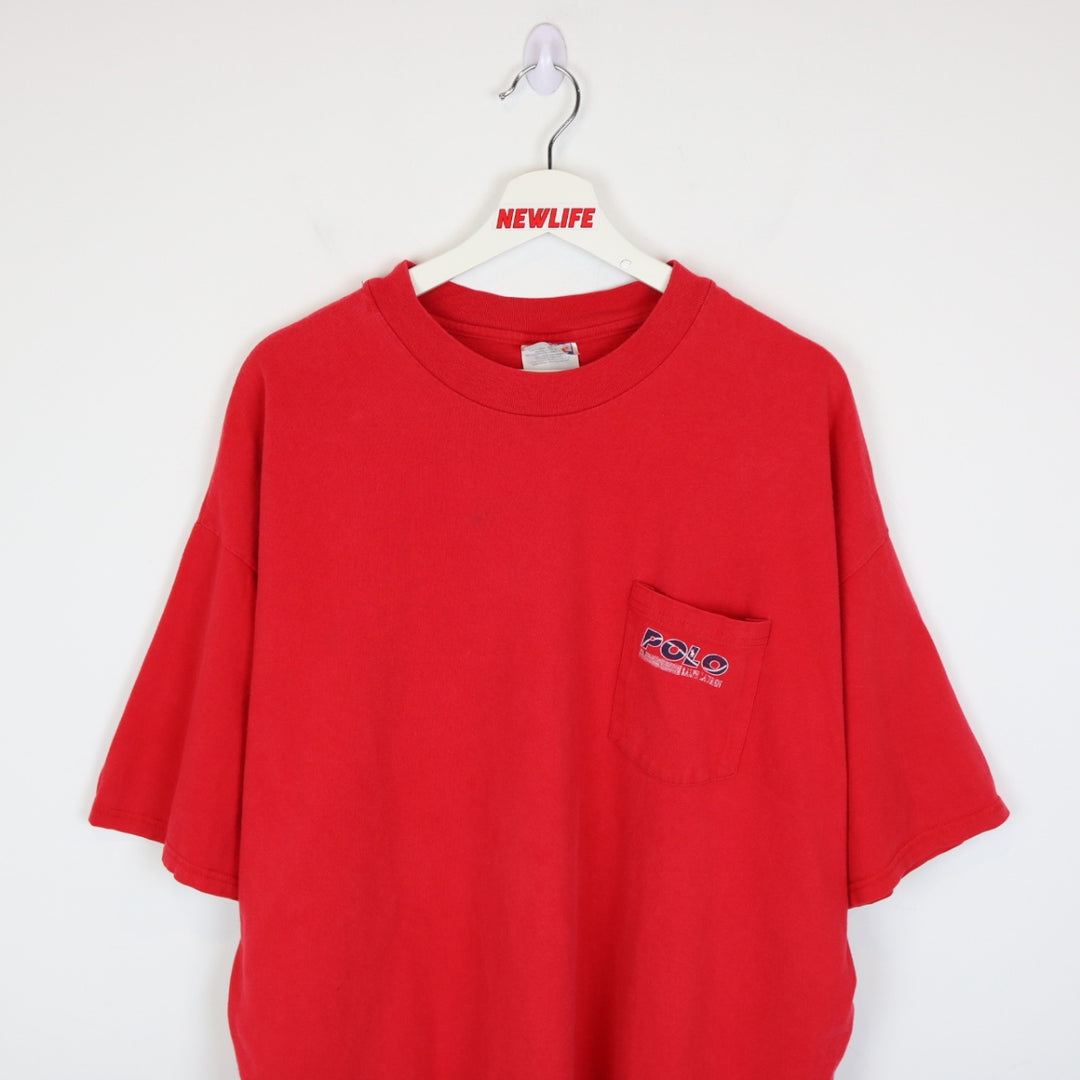 Vintage 90's Polo Ralph Lauren Pocket Tee - XXL-NEWLIFE Clothing