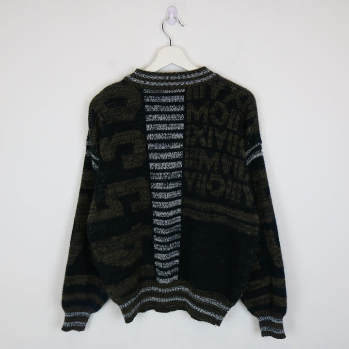Vintage 80's High Sierra Patterned Knit Sweater - M-NEWLIFE Clothing