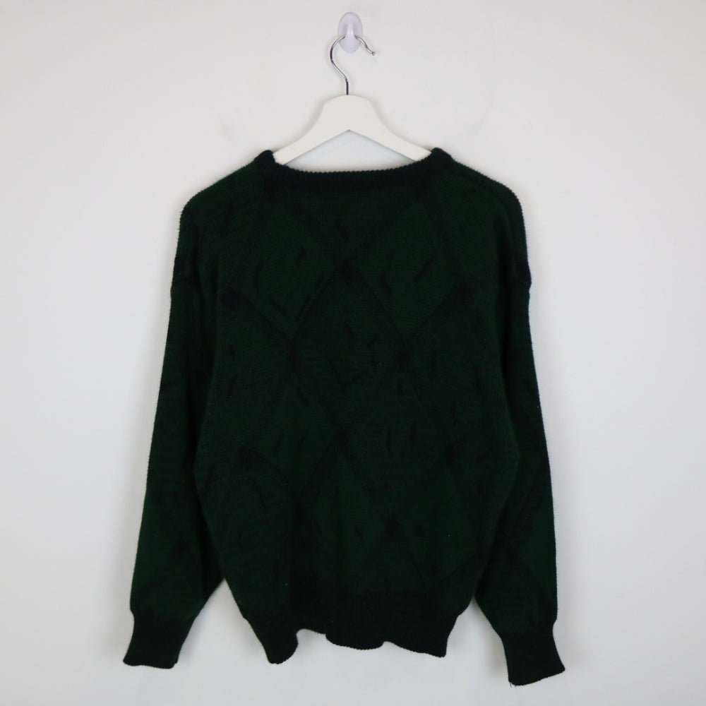 Vintage 80's Rene De France Patterned Knit Sweater - S-NEWLIFE Clothing