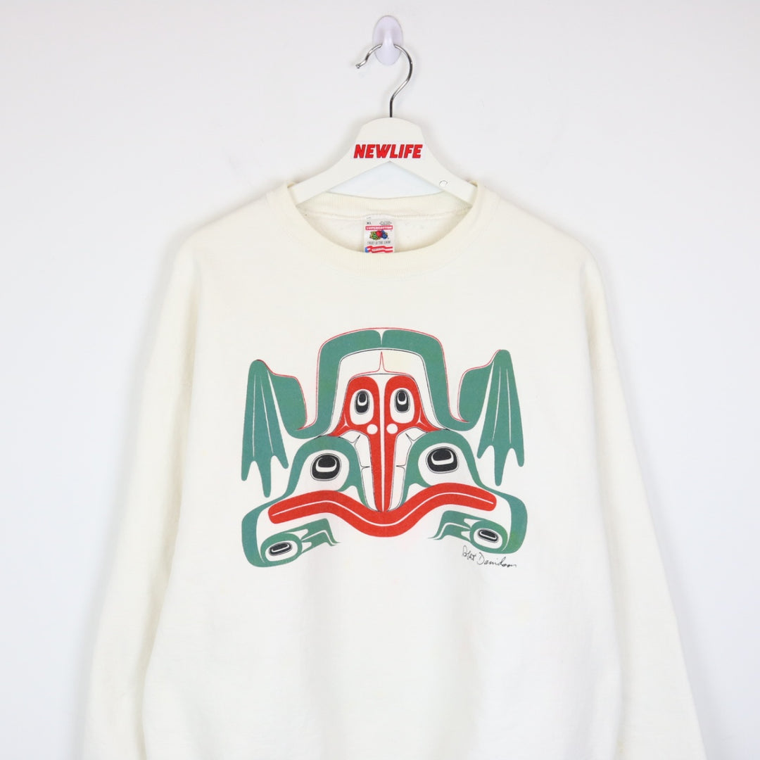 Vintage 90's Indigenous Art Crewneck - XL-NEWLIFE Clothing