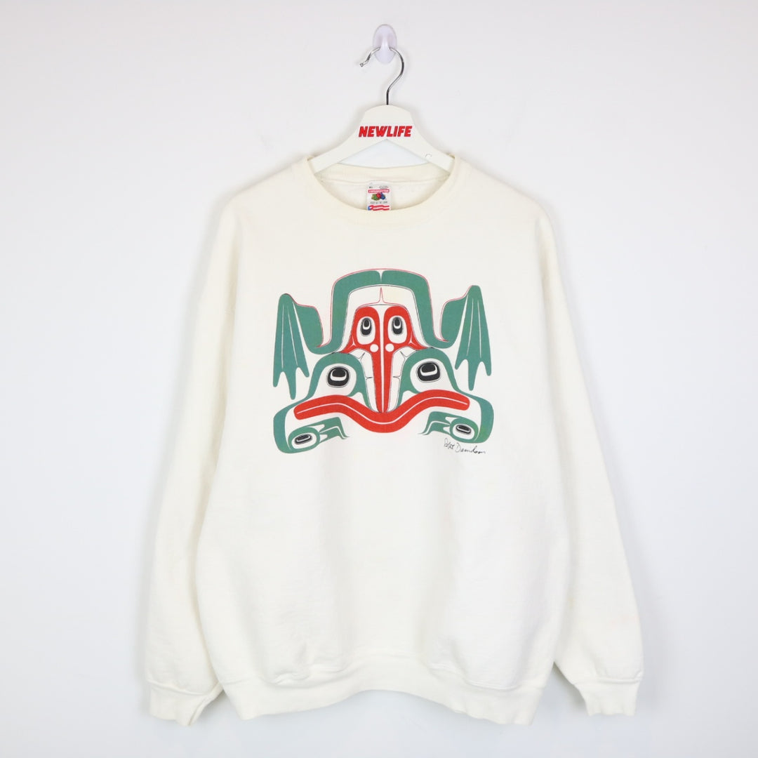 Vintage 90's Indigenous Art Crewneck - XL-NEWLIFE Clothing