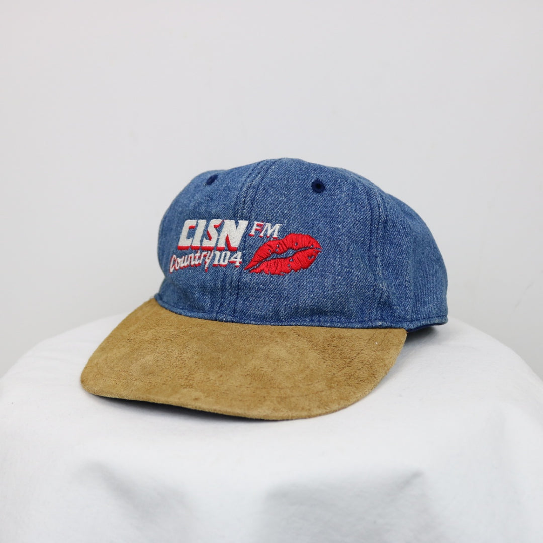 Vintage 90's CISN Country 104 Radio Denim Hat - OS-NEWLIFE Clothing