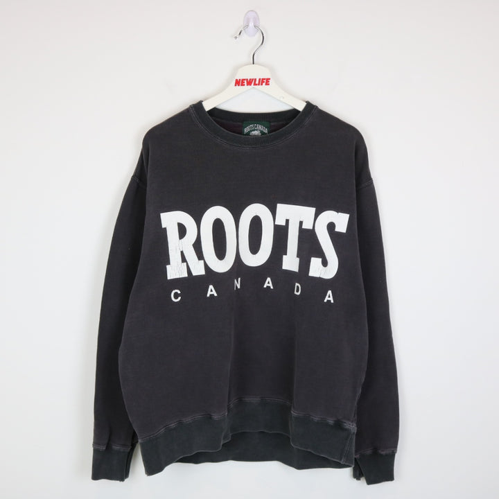 Vintage 90's Roots Canada Crewneck - L-NEWLIFE Clothing