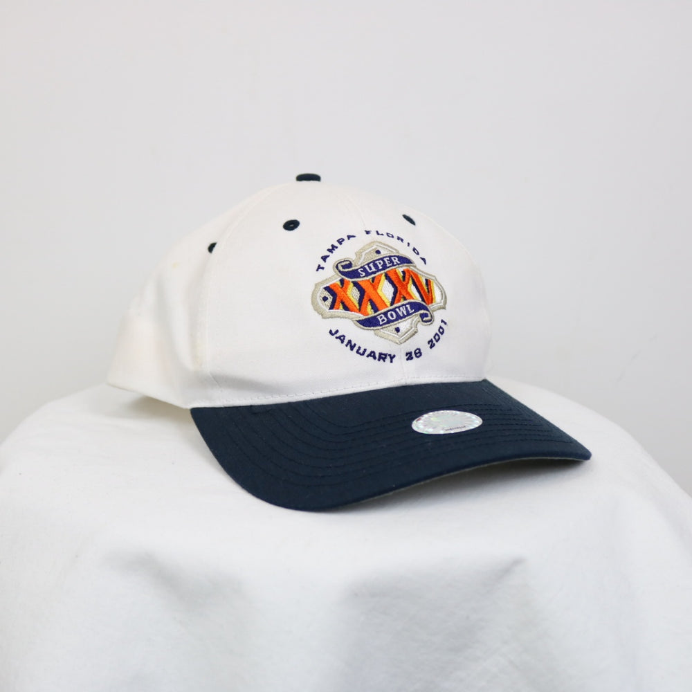 Vintage NWT 2001 Tampa Florida Superbowl XXXV NFL Hat - OS-NEWLIFE Clothing