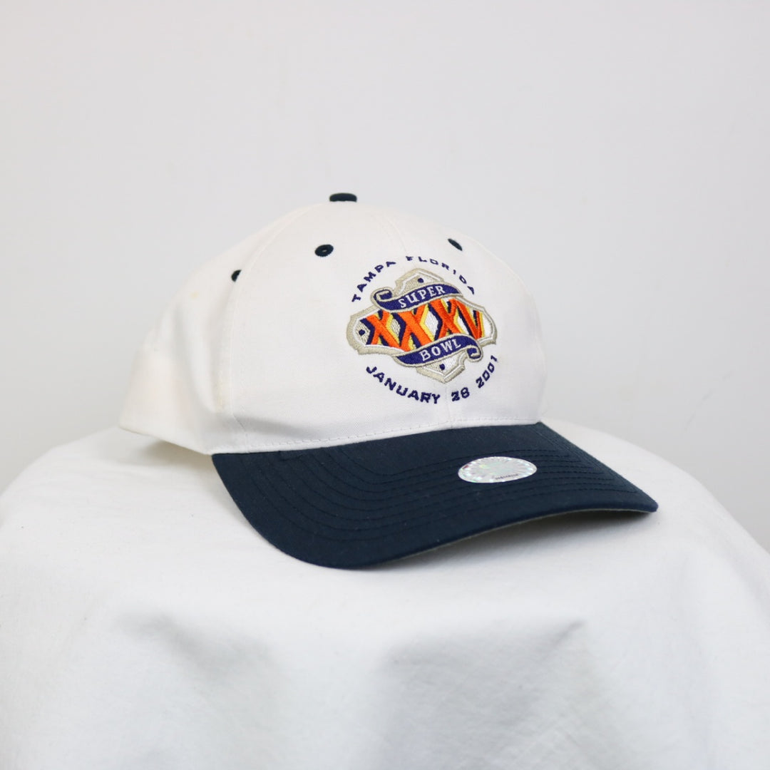 Vintage NWT 2001 Tampa Florida Superbowl XXXV NFL Hat - OS-NEWLIFE Clothing