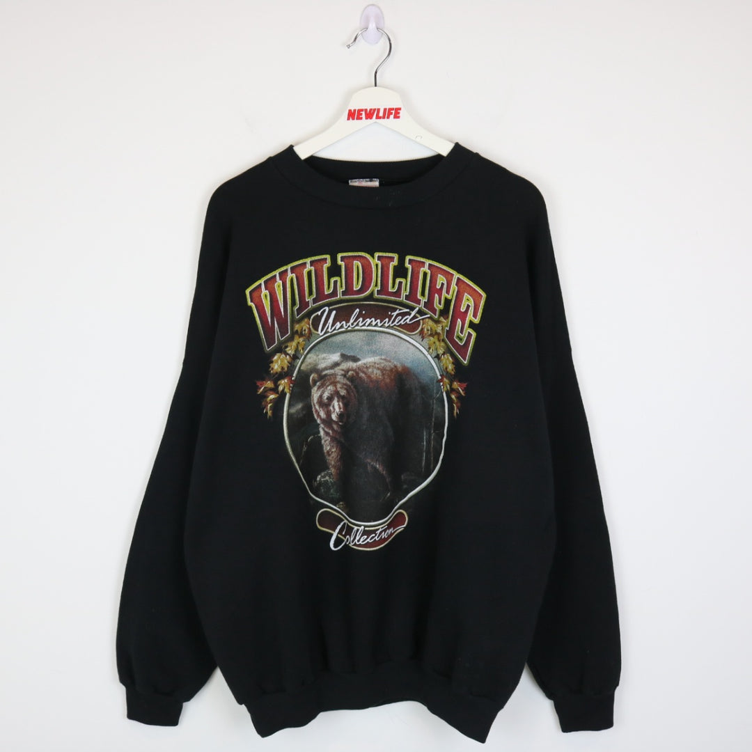 Vintage 90's Wildlife Collection Crewneck - XL-NEWLIFE Clothing